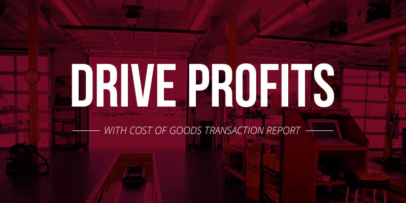 Drive Profits with Cost of Goods Per Transaction Report