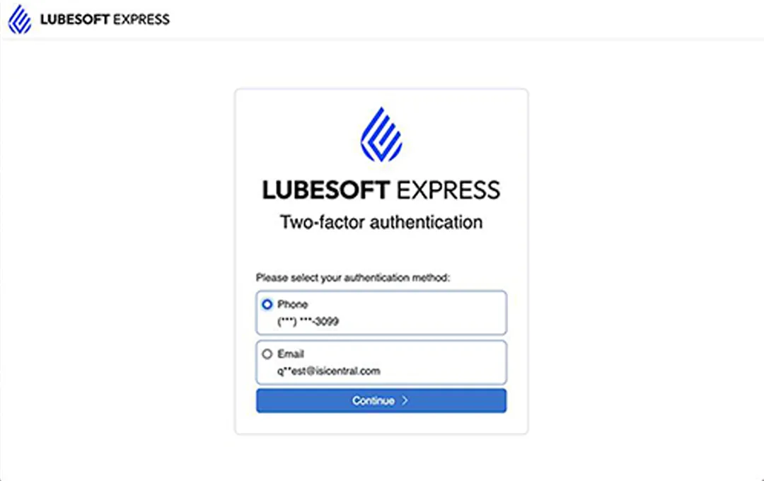 lubesoft express 2fa