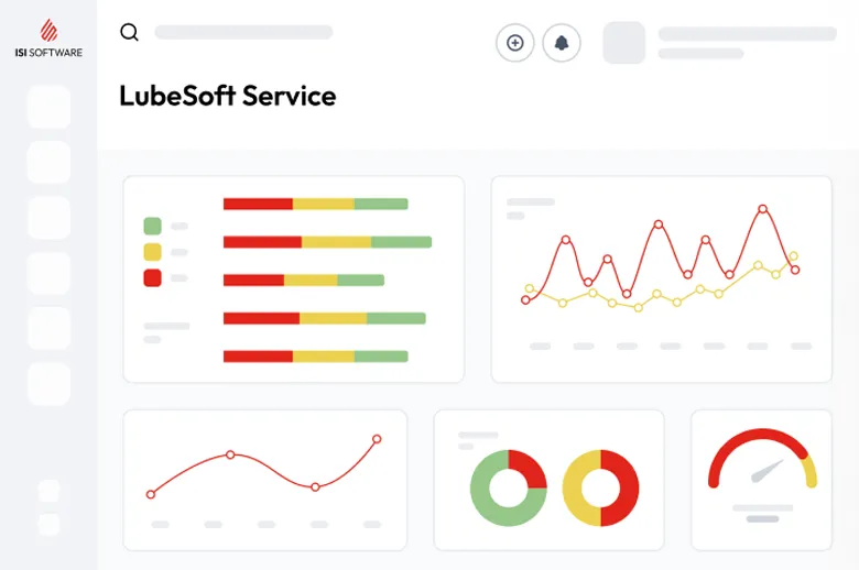lubesoft service screen mockup