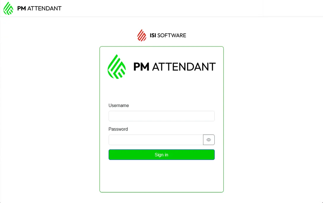 pm attendant login